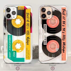 iPhone 17/16/15 Pro Retro Y2K iPhone MagSafe Case, 80s 90s Gifts, Mixtape Cassette Tape Vintage Phone Case, Mom Dad Gift Ideas image 7