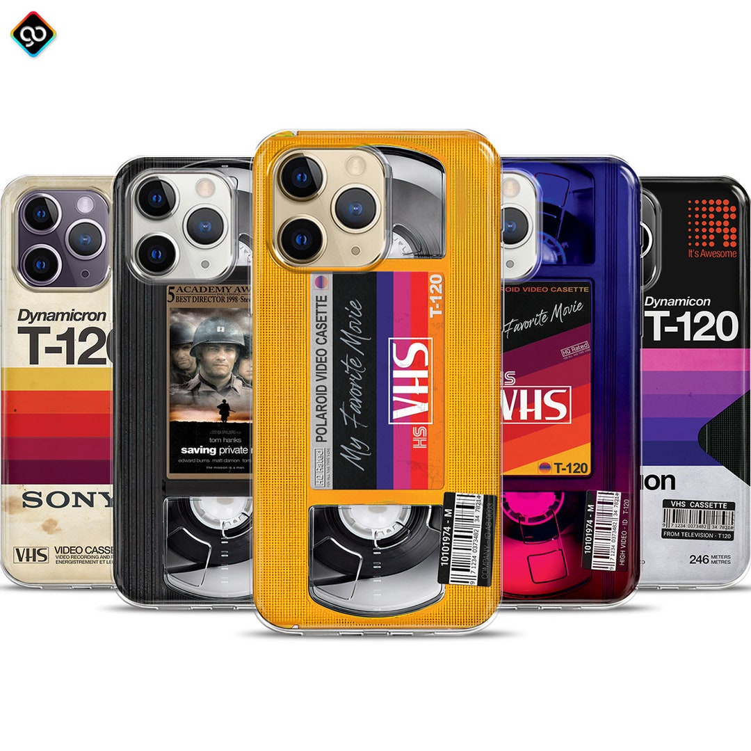 Retro VHS Tape Phone Case,vintage iPhone 15 Pro Case,iphone 15 14 13 12