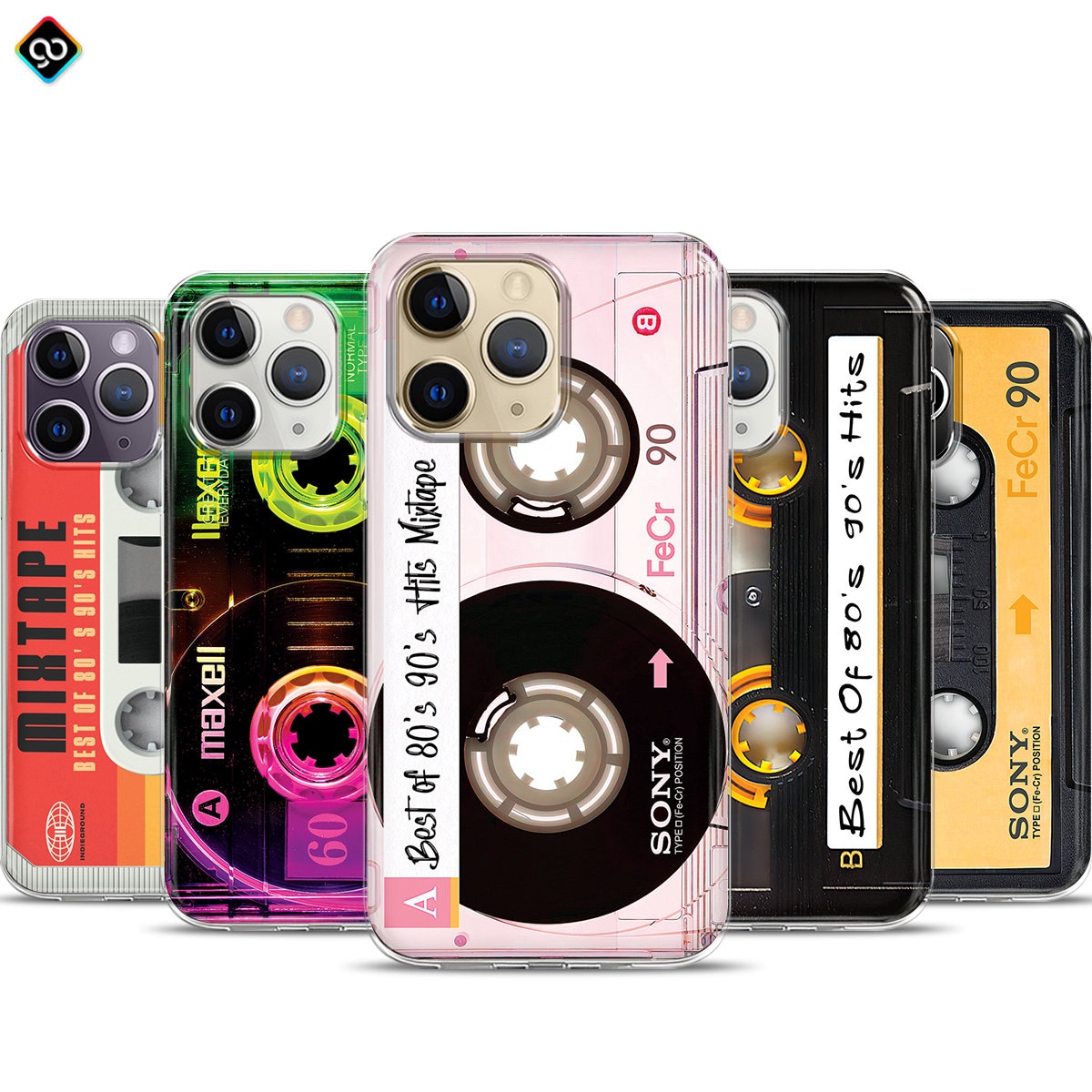 80s awesome remix Old School cassette tape Case for iPhone 7 8 X XS XR SE  11 12 13 14 15 Pro Max Mini Note s10 s10plus s20 s21 20plus