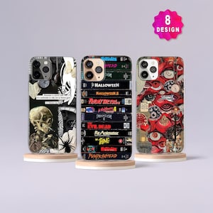 Funda para teléfono de Halloween con diseño de fantasmas góticos y adorables, funda Coquette Kawaii para iPhone 17 16 15 14