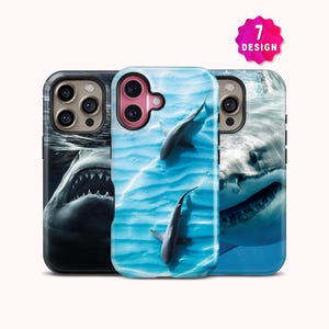 Shark Phone Case,Sea Case,iPhone 13 Pro Max Case Shark,Great White Shark Phone Case,iPhone 14 13 12 11 Pro Max mini Case,Sealife,Ocean Case