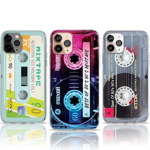 Cassette Tape Phone Case, iPhone 15 14 MagSafe Case, 80s Gift Idea, Retro Gifts for Mom, Nostalgia Vintage Gifts for Her, Music Lover Gifts