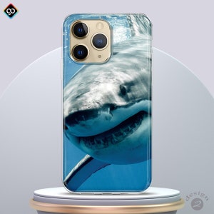 Shark Phone Case,Sea Case,iPhone 13 Pro Max Case Shark,Great White Shark Phone Case,iPhone 14 13 12 11 Pro Max mini Case,Sealife,Ocean Case 2