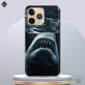 Shark Phone Case,Sea Case,iPhone 13 Pro Max Case Shark,Great White Shark Phone Case,iPhone 14 13 12 11 Pro Max mini Case,Sealife,Ocean Case 5