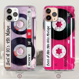 iPhone 17/16/15 Pro Retro Y2K iPhone MagSafe Case, 80s 90s Gifts, Mixtape Cassette Tape Vintage Phone Case, Mom Dad Gift Ideas image 9