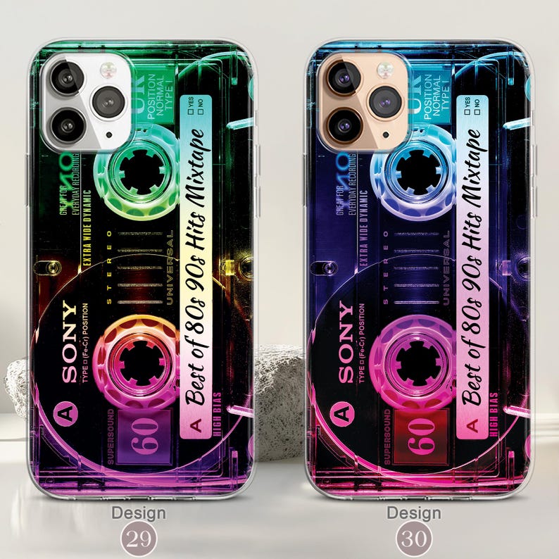 iPhone 17/16/15 Pro Retro Y2K iPhone MagSafe Case, 80s 90s Gifts, Mixtape Cassette Tape Vintage Phone Case, Mom Dad Gift Ideas image 16