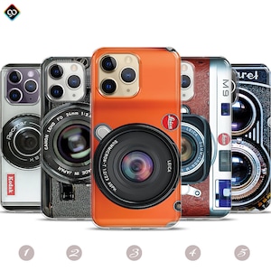 iPhone 15 pro max Case,Camera Phone Case,80s 90s Retro Phone Case,iPhone 15 14 13 12 11 Pro Case,Vintage DSLR Camera iphone Case