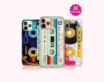 Custodia regalo Y2K per iPhone 17/16/15 Pro Mixtape: musicassetta retrò personalizzata, regali nostalgici anni '80 e '90