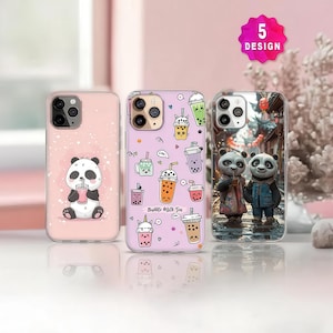 Kawaii Bubble Tea MagSafe Phone Case, iPhone 17/16/15 Pro Max Case, Cute Japanese Boba Tea Phone Case, Samsung Galaxy S25/S24/S2 /S22 Case