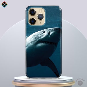Shark Phone Case,Sea Case,iPhone 13 Pro Max Case Shark,Great White Shark Phone Case,iPhone 14 13 12 11 Pro Max mini Case,Sealife,Ocean Case 7