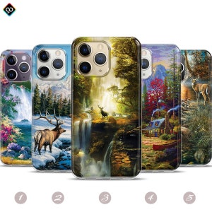 Tree Phone Case,Cascade Phone Case,Nature lovers Phone Case,River Phone Case,ihone 14 13 12 11 Pro Max Case,Woodland Jungle Phone Case
