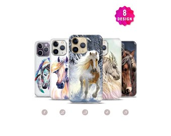 Custom Horse Phone Case,Horse iPhone Case,iPhone 14 13 12 11 Pro Max Case,Horse Lovers Art Phone Case,iPhone 13 Pro max Case Horses,XR Case