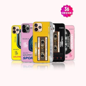 Retro Walkman Phone Case,iPhone 14 Pro Case,iPhone 13 Pro Max Case,iPhone 12 11 Pro Max Case,80s 90s Nostalgia Vintage Case,Music Phone Case
