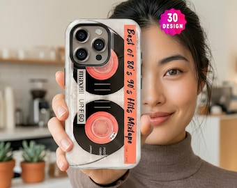 iPhone 17 16 15 Pro Max Mixtape Case: Y2K Pop Art Retro Music Cover