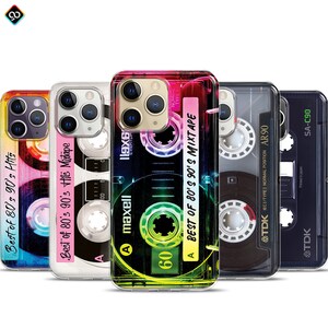 Retro Vintage Cassette Tape Phone Case For Samsung Galaxy S22 Ultra Case,Galaxy Note 10 Case,S23 Plus Case,S23 Case,S22 Plus Case,S21 FE