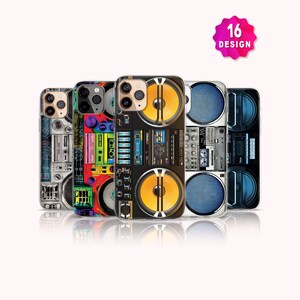 iPhone 17/16/15 Pro Max case, Boombox Phone Case, Music Lover, 80s 90s Dance Hip Hop, Retro iPhone Case, Nostalgia Gift, vintage Case