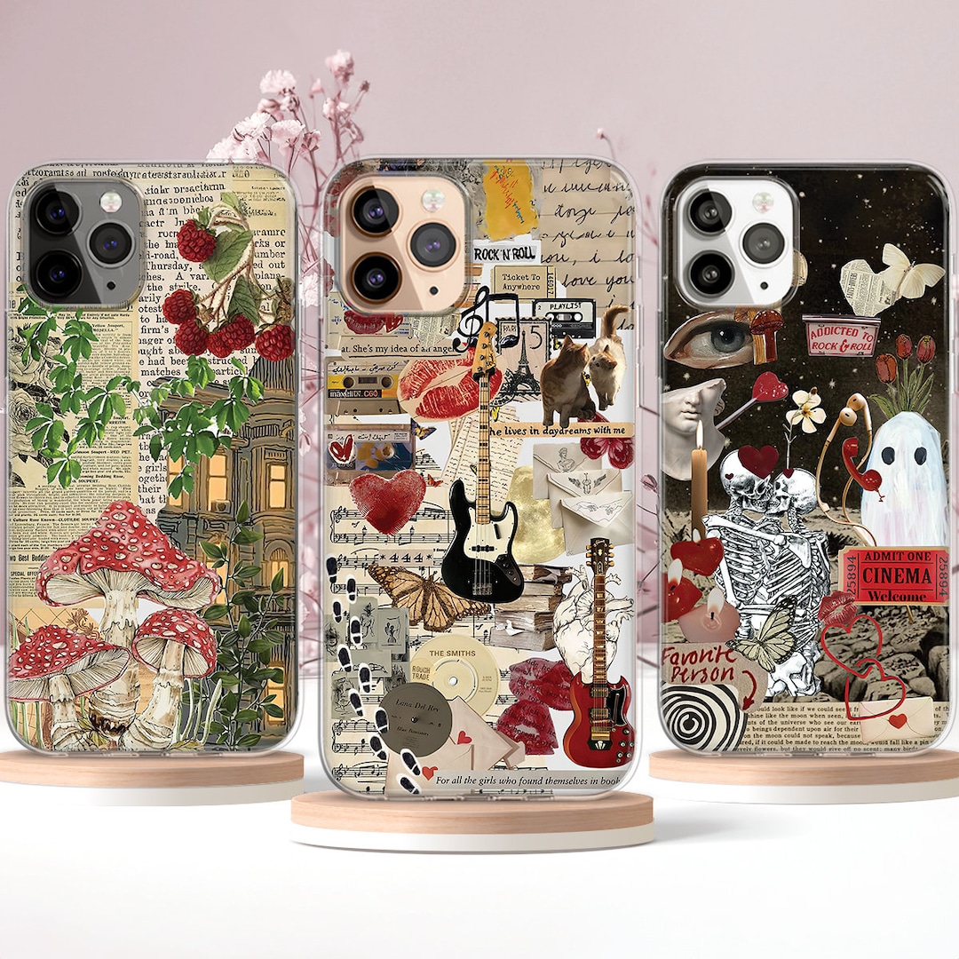Mood Board Y2k Weird Collage Phone Case, iPhone 16 15 14