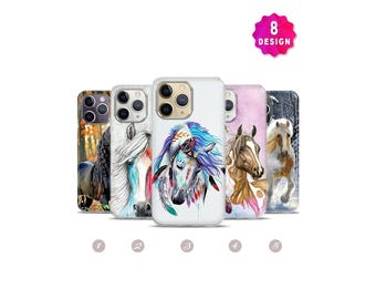 American Horse Phone Case,Photo Horse Phone Case,Watercolor Horse Phone Case,iPhone 14 13 12 11 Pro Max Case,Equestrian Phone Case