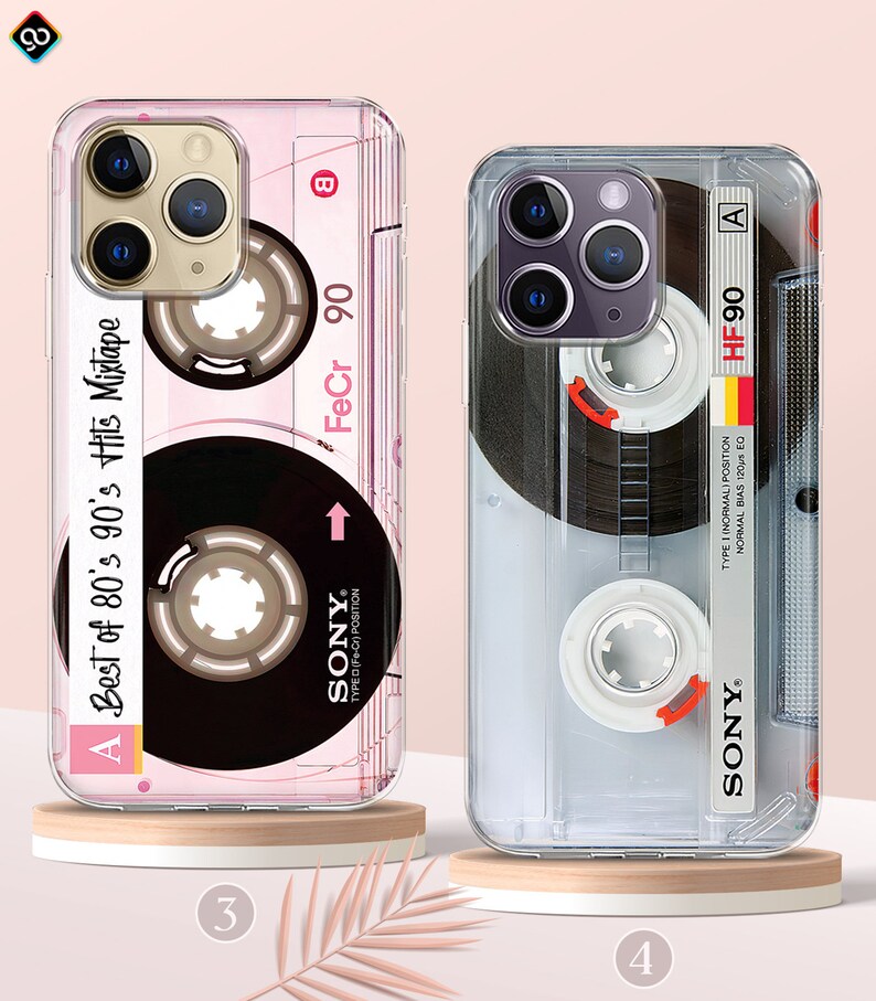 Cassette Tape Phone Case Mixtape Vintage Retro Audio Cassette Etsy