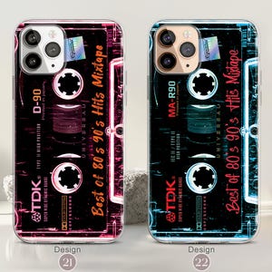 iPhone 17/16/15 Pro Retro Y2K iPhone MagSafe Case, 80s 90s Gifts, Mixtape Cassette Tape Vintage Phone Case, Mom Dad Gift Ideas image 12