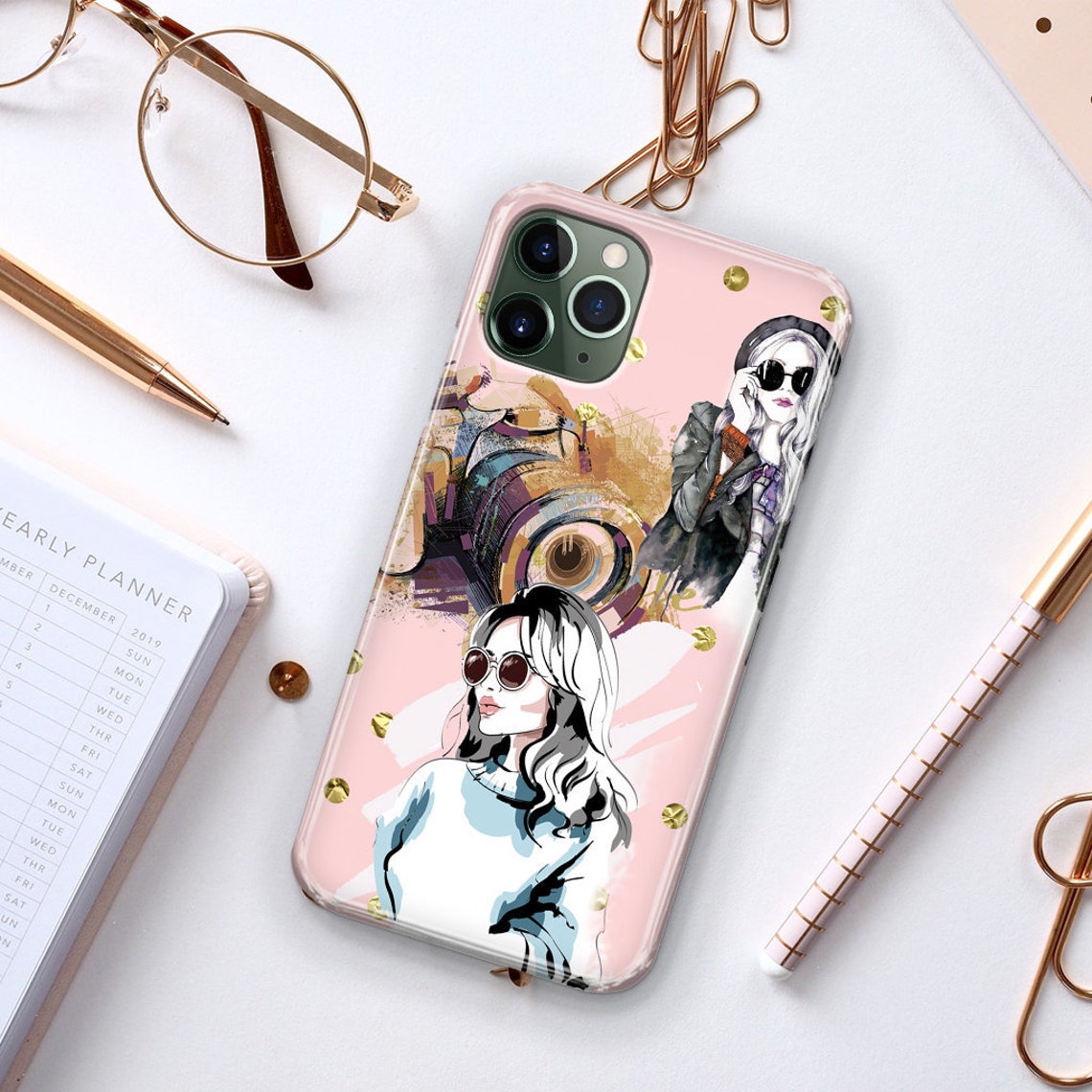 Cool Fashion Style Trendy Girls Phone Case Personalized Cover Etsy