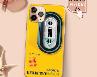 Retro Walkman Phone Case,iPhone 14 Pro Case,iPhone 13 Pro Max Case,iPhone 12 11 Pro Max Case,80s 90s Nostalgia Vintage Case,Music Phone Case