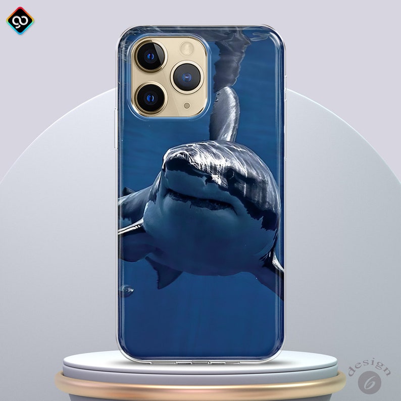 Shark Phone Case,Sea Case,iPhone 13 Pro Max Case Shark,Great White Shark Phone Case,iPhone 14 13 12 11 Pro Max mini Case,Sealife,Ocean Case 6