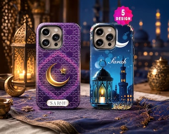 Islamic Phone Case With Moroccan Pattern Design, Muslim Phone Case for iPhone 17 16 15 14