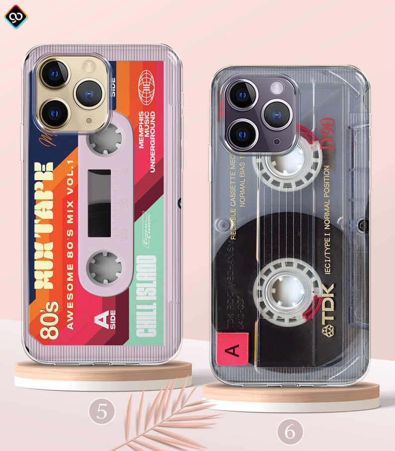 Cassette Tape Phone Case Mixtape Vintage Retro Audio Cassette Etsy