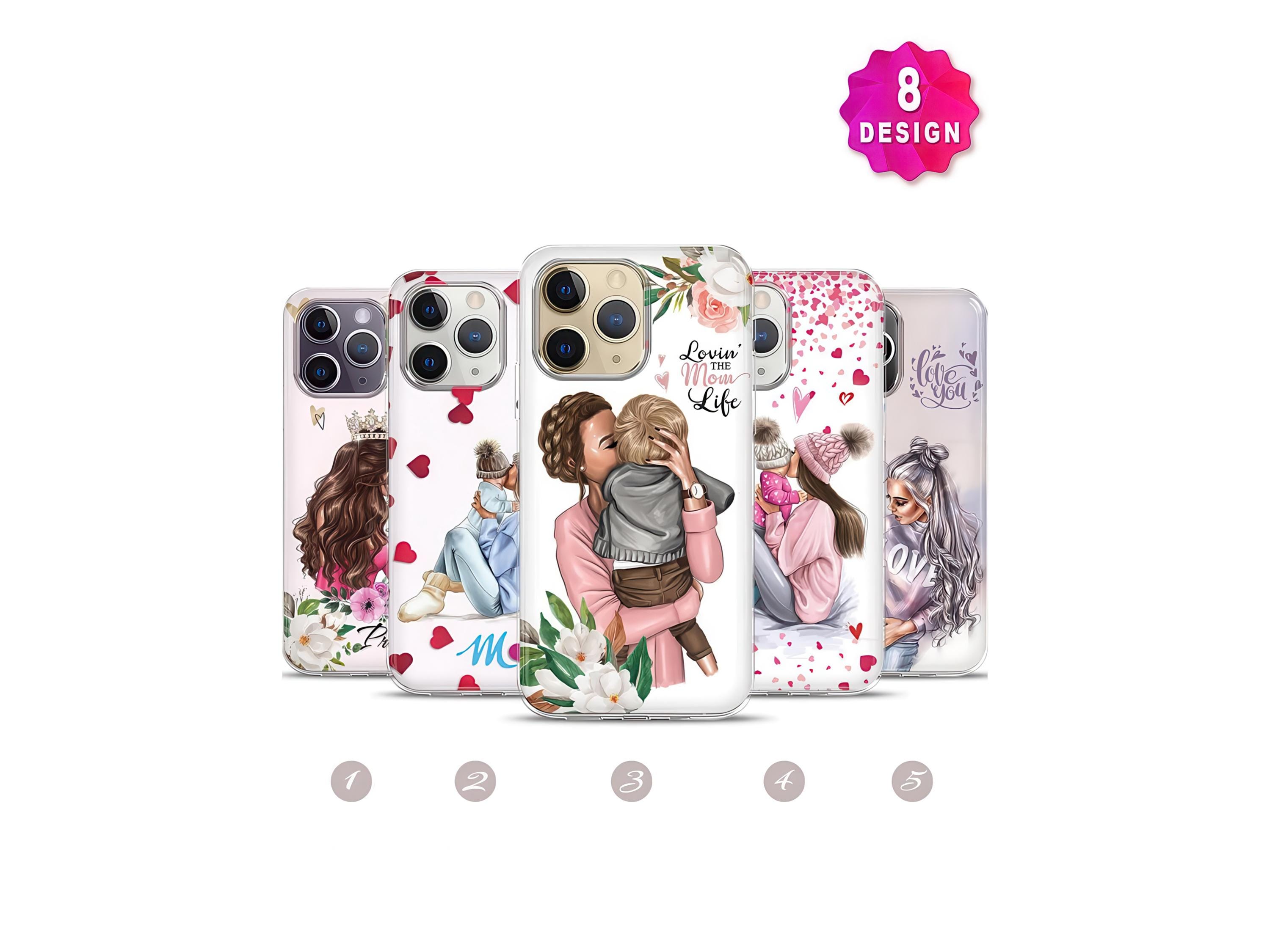 Mom Daughter Phone Case,mom of Boy Case,mother Phone Case,iphone