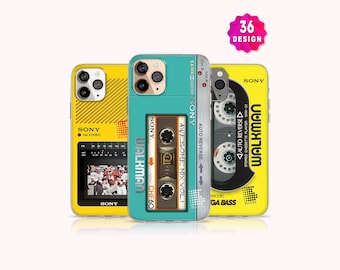 Custodia per iPhone 17/16/15/14/13 Pro Retro Walkman MagSafe: regali retrò per papà e mamma, regalo nostalgico anni '80 e '90, accessori vintage anni '90