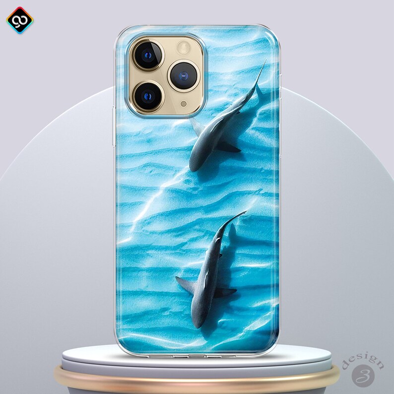 Shark Phone Case,Sea Case,iPhone 13 Pro Max Case Shark,Great White Shark Phone Case,iPhone 14 13 12 11 Pro Max mini Case,Sealife,Ocean Case 3