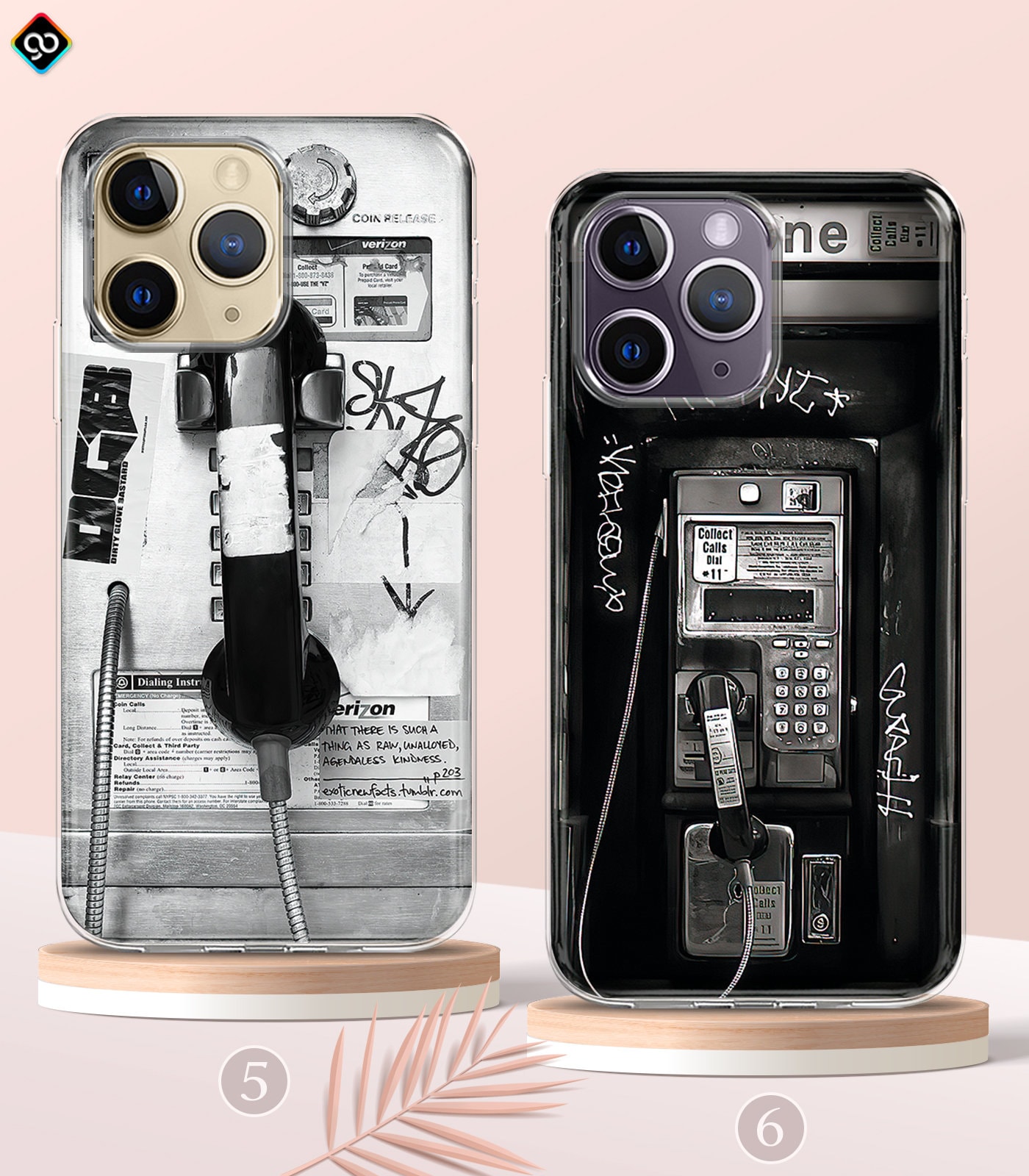 Retro Payphone Magsafe iPhone 15 14 13 Pro Max Case, 80s 90s Vintage Telephone Phone Case, Y2K Rotary Dial Phone Case, Samsung S24 S23