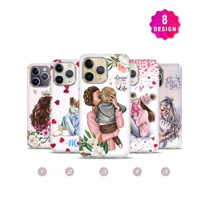 Mom Daughter Phone Case,mom of Boy Case,mother Phone Case,iphone