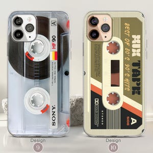 iPhone 17/16/15 Pro Retro Y2K iPhone MagSafe Case, 80s 90s Gifts, Mixtape Cassette Tape Vintage Phone Case, Mom Dad Gift Ideas image 6