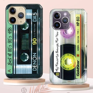 Retro Vintage Mixtape Cassette Tape Phone Case, iPhone 15 14 13 MagSafe Case, 80s 90s Retro Nostalgic Gifts Phone Case, Samsung S24 S23 Case image 9