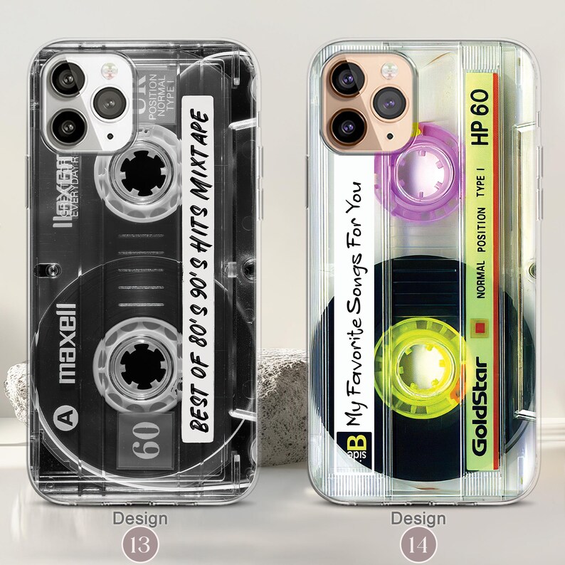 iPhone 17/16/15 Pro Retro Y2K iPhone MagSafe Case, 80s 90s Gifts, Mixtape Cassette Tape Vintage Phone Case, Mom Dad Gift Ideas image 8
