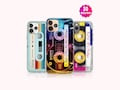 Retro Custom Mixtape Cassette Tape Phone Case, 80s Gift Idea, Nostalgia Music Lover Gifts for Dad, iPhone 15 14 13 MagSafe Case, Samsung S24 product logo