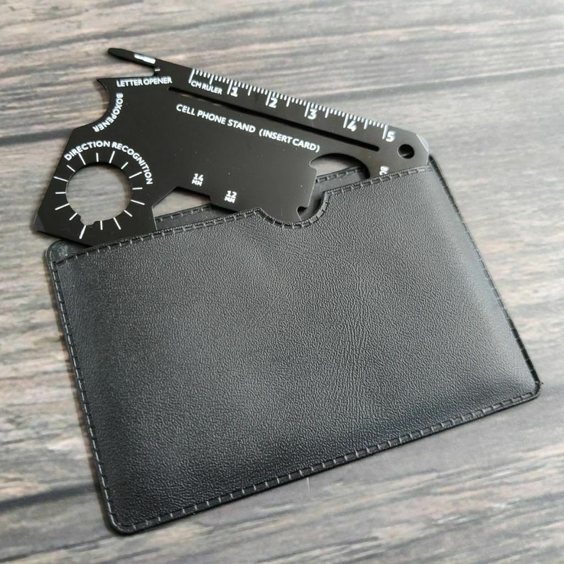 Mens 16 in 1 Card Gadget, Stocking Filler Screwdriver & Bottle Opener, Mens Gift, Dad Gift, Multi tool or 18th Birthday Gift, Christmas Gift image 2
