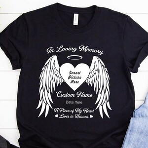 In Loving Memory T-shirt, Custom Funeral Shirt, R.I.P. Shirt, Rest in ...