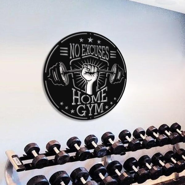 Garage Gym Decor Etsy