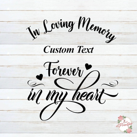 Rest In Peace SVG RIP SVG Memorial SVG Image PNG Image In Loving