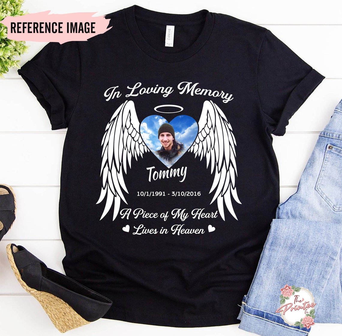 In Loving Memory T-shirt Custom Funeral Shirt R.I.P. Shirt - Etsy