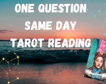 One Question SAME DAY TAROT Card Reading