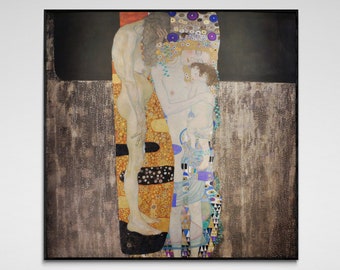 Gustav Klimt print: Hope. Fine art prints on art paper, canvas, and framed canvas. Free shipping in the USA, UK, Canada