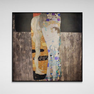 Gustav Klimt print: Hope. Fine art prints on art paper, canvas, and framed canvas. Free shipping in the USA, UK, Canada