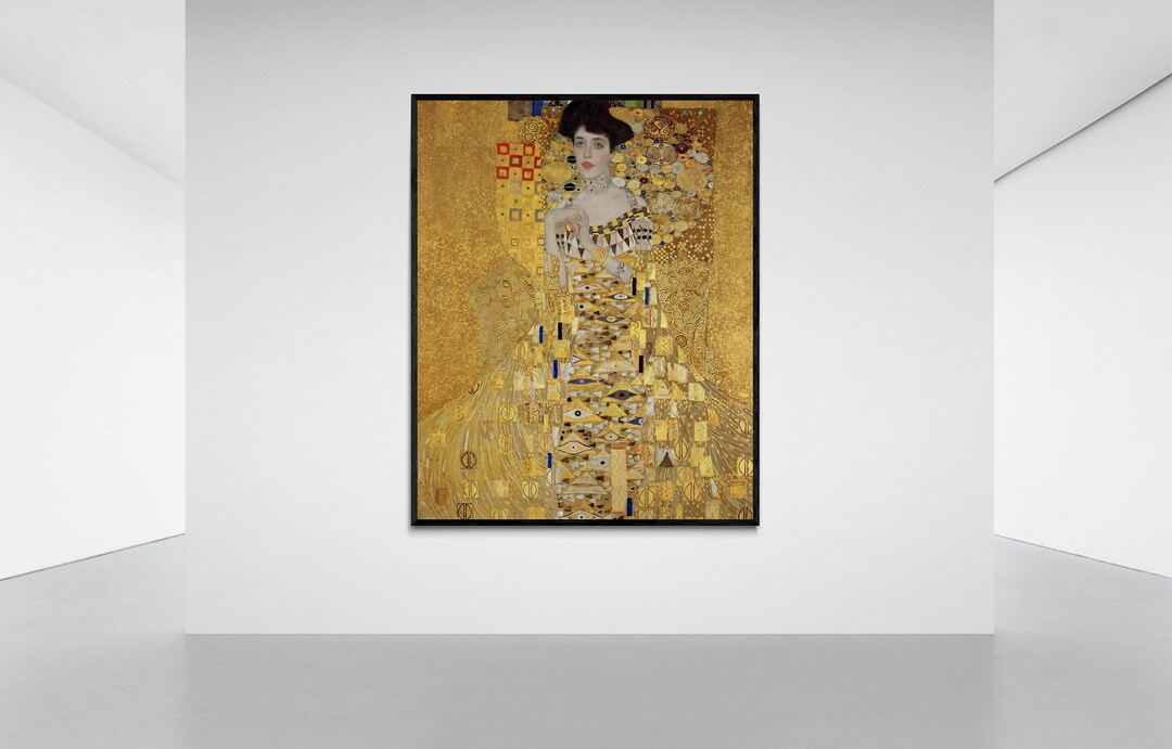 Gustav Klimt Print: Adele Bloch-bauer - Woman in Gold. Gustav Klimt ...