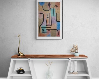Paul Klee print: Archangel. Art prints on canvas or art paper. Free shipping in the USA, Canada, and UK.