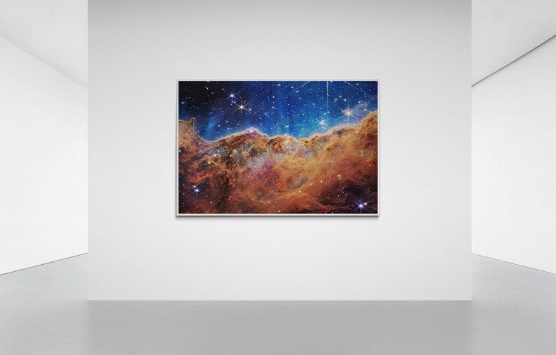 Carina Nebula, Nasa’s James Webb Space Telescope Image. Wall Art Print ...