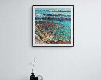 Childe Hassam paintings. Fine art prints on canvas or art paper. Free shipping in the USA, Canada, and UK. Coastal and Eclectic home decor.